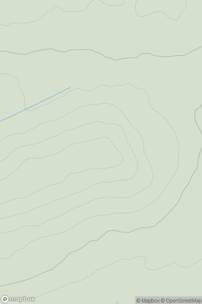 Thumbnail image for Hare Law [Central Scotland from Dumbarton to Montrose] [NT201965] showing contour plot for surrounding peak